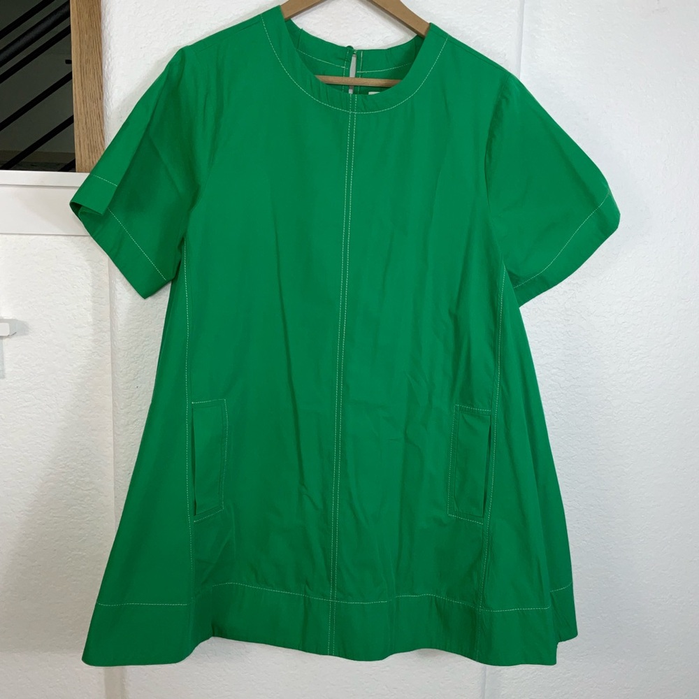 Maeve Vibrant Green A line Dress - Picture 4 of 9